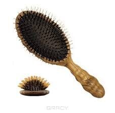 YS-651 Щётка для волос Luster Wood Styler комб. щетина new