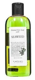LEBEL NHS Hair Soap with SEAWEED, 240 мл. Шампунь для нормальных и слабо повреждённых волос.